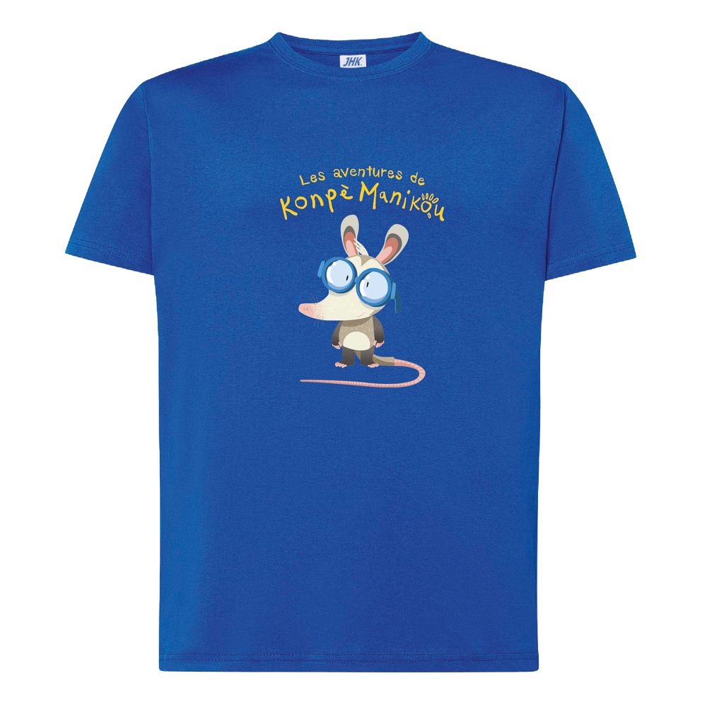 T-Shirt Enfant Bleu Konpè Manikou
