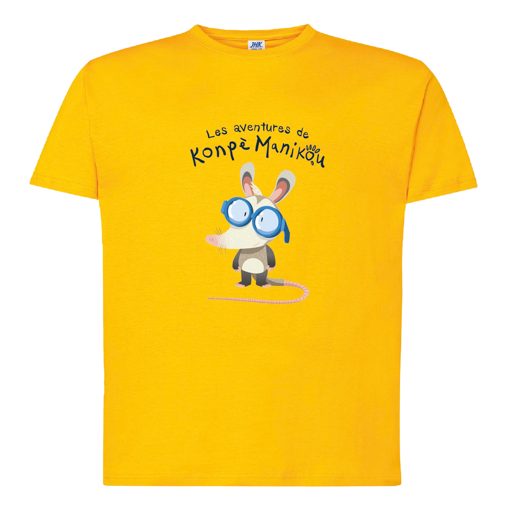T-Shirt Enfant Jaune Konpè Manikou