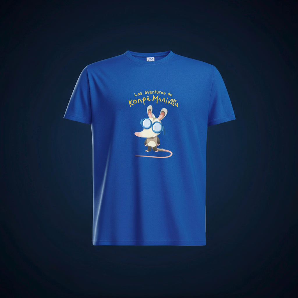 T-Shirt Enfant Bleu Konpè Manikou