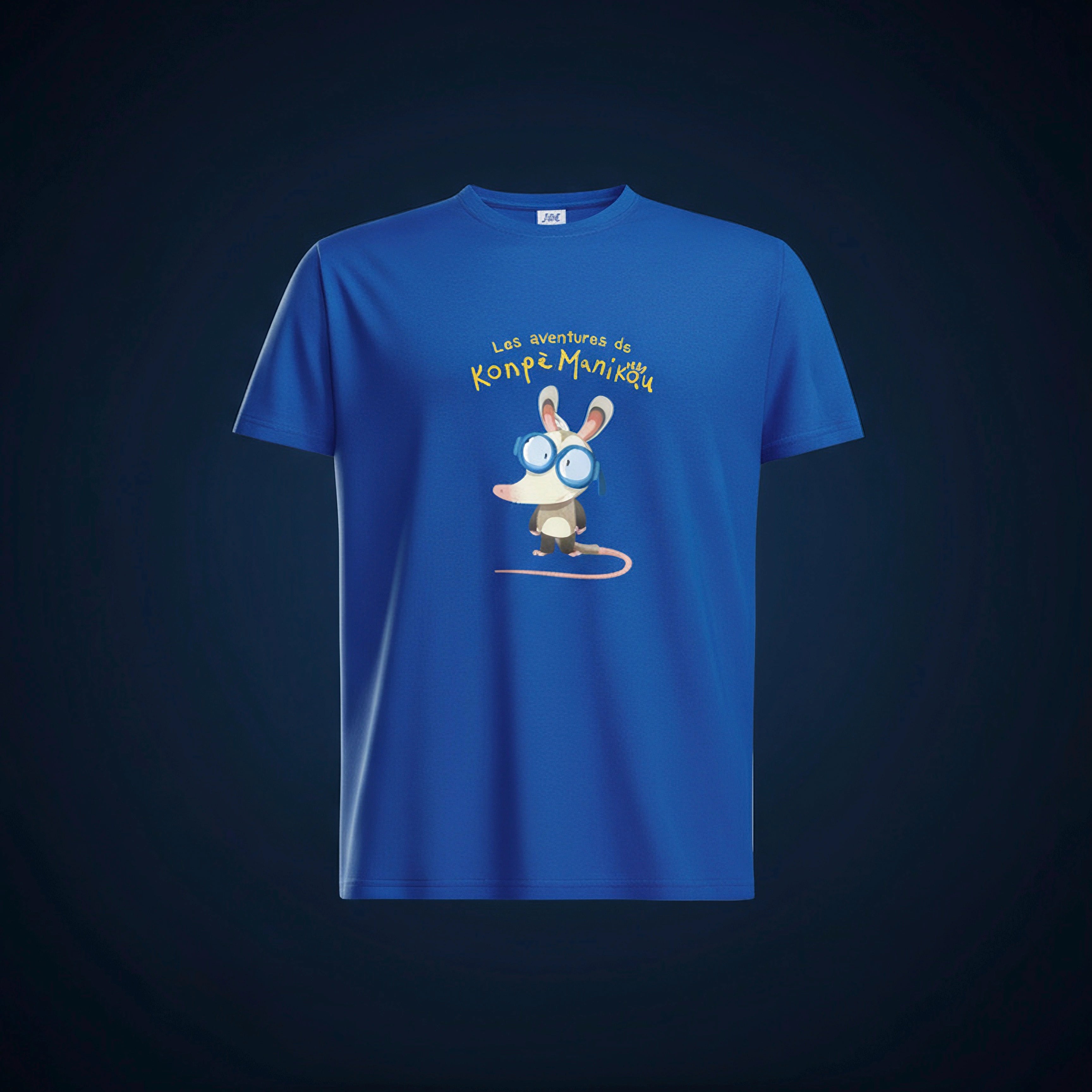 T-Shirt Enfant Bleu Konpè Manikou